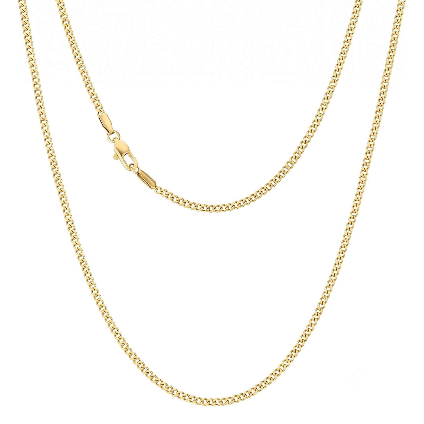 iceX 5mm Miami Cuban Link Chain in 18K gold PVD plating on stainless steel