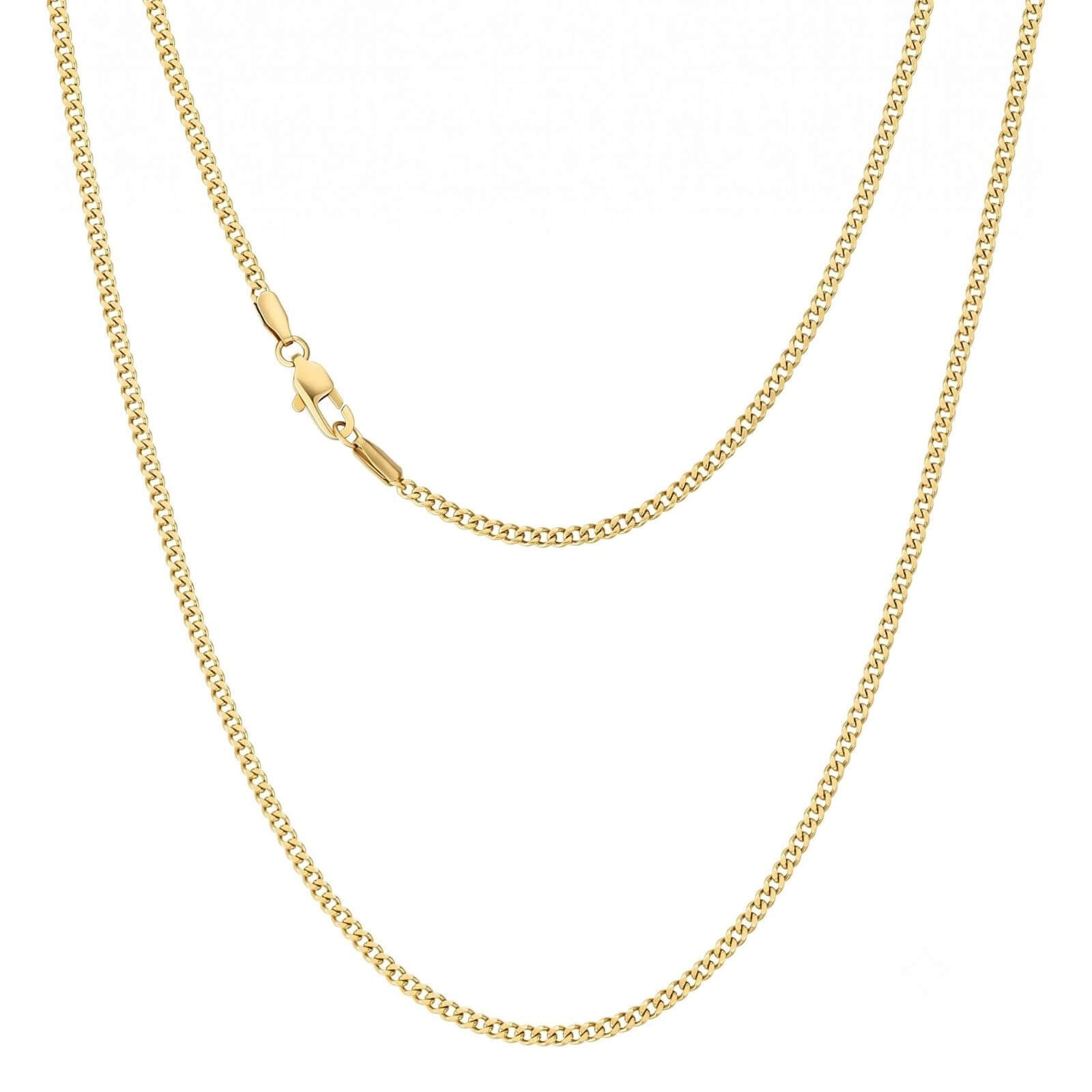 iceX 5mm Miami Cuban Link Chain in 18K gold PVD plating on stainless steel
